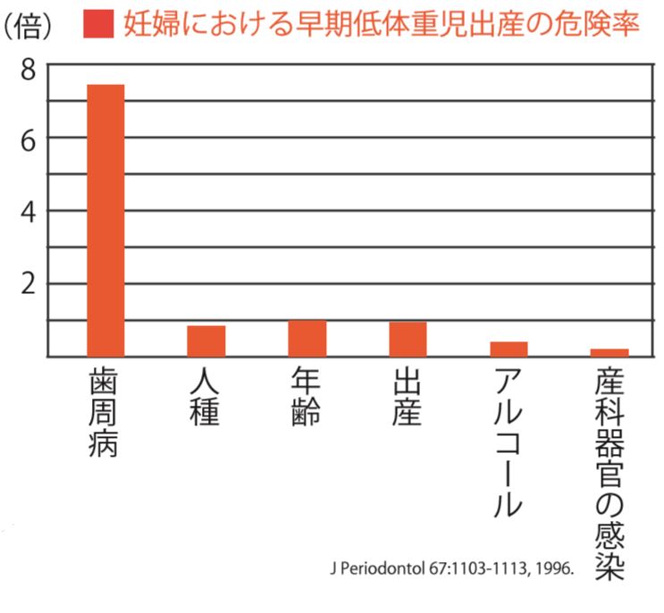 歯周病と早産の関係